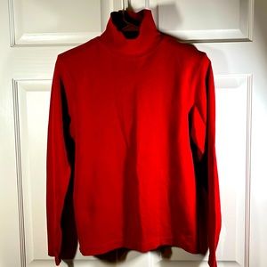 EXC Patagonia Mobilitee Long Sleeve Organic Cotton Top Women’s M Burnt Red Y2K